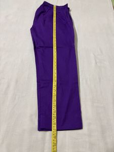 Royal Purple Embroidered 3Pc Suit Set