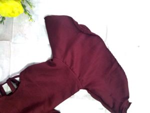 Indietoga Maroon Top