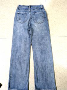Light Wash Wide Leg Jeans