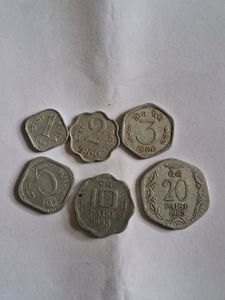 6 Old Coins Collection