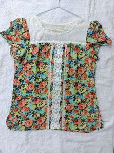 Flower 🏵️ Printed Top For Women