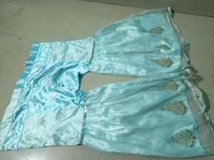 Beautiful Sky Blue sharara Set with dupatta