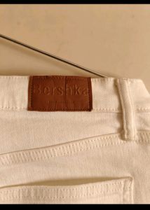 Bershka White Jeans