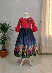 Cute Girls' Party Dress(Size -26)