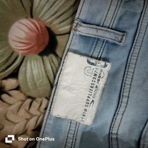 Light Blue Wash Denim Jeans