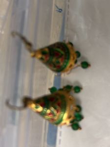 Elegant green Jhumka Earrings