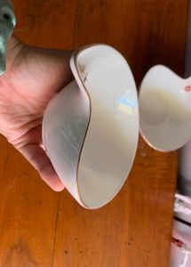 Set of 2 Unique Saucers