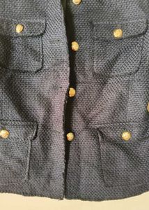 Classic Navy Blazer tweed jacket
