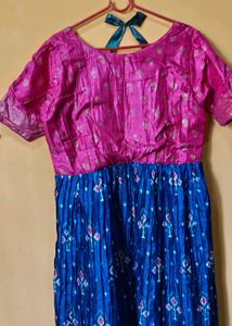 crush ikkat dress