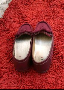 1. WOMEN RED LOAFERS @ 399