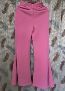 Pink Flared Bell Bottom Pants