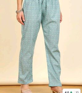 Floral Angrakha Cotton Kurta Set