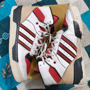 Adidas Rivalry Sneakers - Black, Red &amp; White