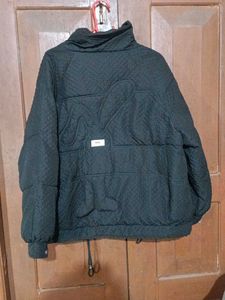 Quilted Black Puffer Jacket
