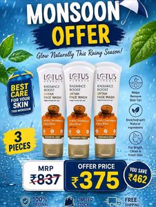 Lotus Herbals Radiance Boost Ubtan Face Wash