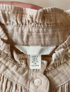 H&amp;M cotton beige top
