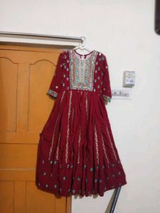 Embroidered Anarkali Kurta