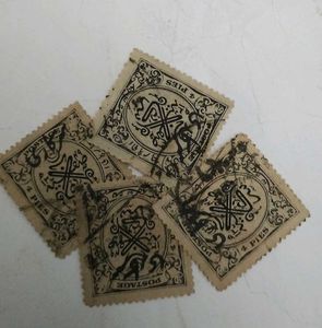 set of 4 princely state hyderabad Collectio