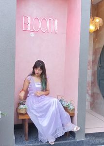 Selling my Custom Burthday Lavender Maxi Dress