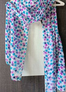 Elegant Star Printed Scarf for women