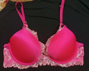 LASENZA Hot Pink Lace Push up bra