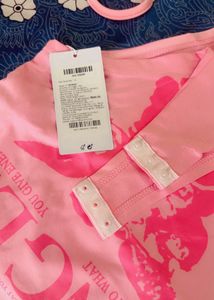 Savana Pink Angel Graphic Bodysuit