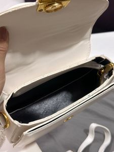 Chic White Top Handle Bag