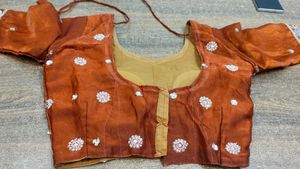 beautiful orange lahenga choli