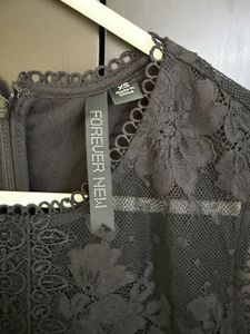 Elegant Lace Peplum Top