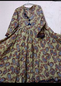 Floor Length Gown And Full Gher