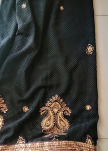 designer saree good conditions like new only