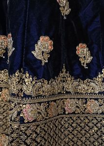 Velvet Lehnga Choli Price Drop