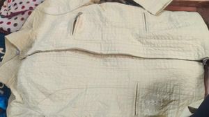 Light Yellow Quilted Jacket