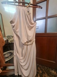 RIVER ISLAND UK Halter neck Draped Dress