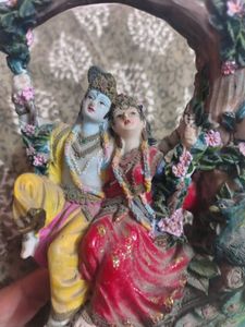 Radha Krishna Idol on Swing