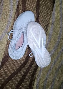 Light Blue Lace-Up Sneakers