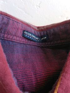 Peter England Striped Men's Shirt
