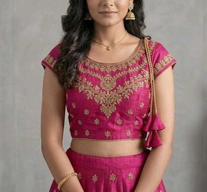 Embroidered Silk Blouse
