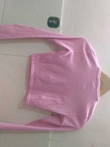 Pink Long Sleeve Top