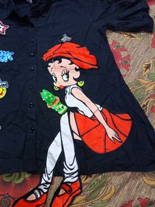 Betty Boop Patch Shirt