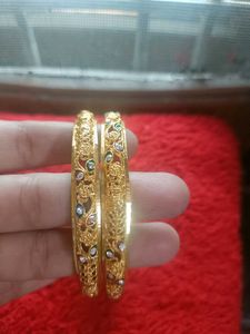 Exquisite Gold-Tone earings+bangles