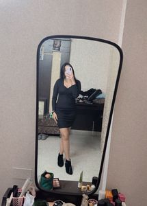 Black Bodycon Mini Dress