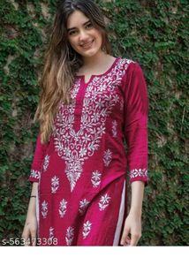 Elegant Embroidered Kurta