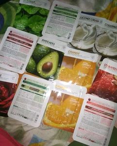 12 Korean Sheet Masks