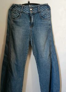 Designer Inspired Blue Denim Jeans
