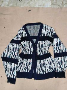 Unique Patterned Cardigan Sweater