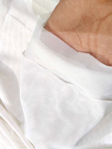 fairy core y2k Sheer White Ruffle  Dress