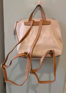 Stylish Two-Tone Backpack
