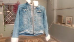 Women Denim Jacket 38 Size