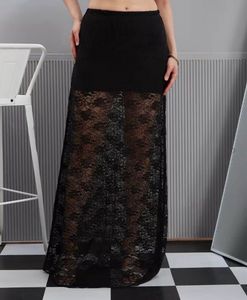 Sheer A-Line Skirt